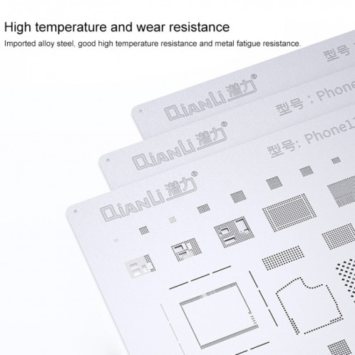 Qianli Bunmblebee Stencils BGA Reballing Planting Tin Plate pour iPhone 6/6 Plus SQ01781155-013