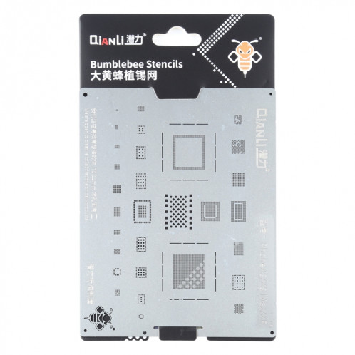 Qianli Bunmblebee pochoirs BGA Reballing Planting Tin Plate pour iPhone XS / XS Max / XR SQ01821452-013