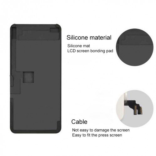 Écran LCD XHZC sans retournement de câble flexible pour tapis de retrait de colle pour iPhone XR / 11 SH0210535-04