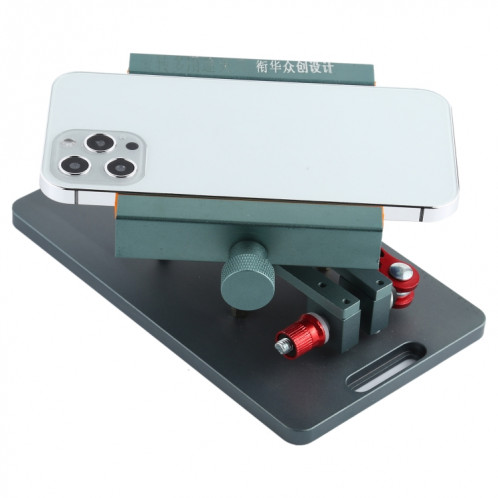 XHZC-125 360 degrés rotatif multifonction PCB support de réparation de carte mère + 4 en 1 ensemble de pied de biche en métal SH0224244-011