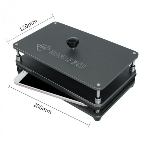TBK TBK201 universel pression tenant moule écran de pression ajustement moule téléphone portable couverture arrière positionnement Compression moule pour iPhone X ST0225852-04
