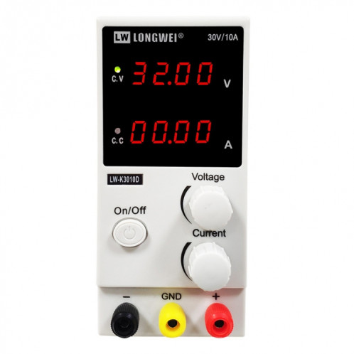K3010D 30V 10A DC Commutation Alimentation Régulée Régulateur de Tension de Réparation de Téléphone (Prise UE) SH46EU950-07