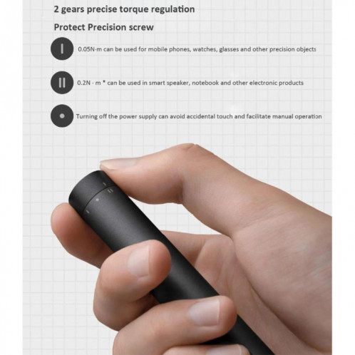 Kit de tournevis de précision électrique d'origine Xiaomi Mijia 25 en 1 boîtier en aluminium magnétique rechargeable SX02741993-011