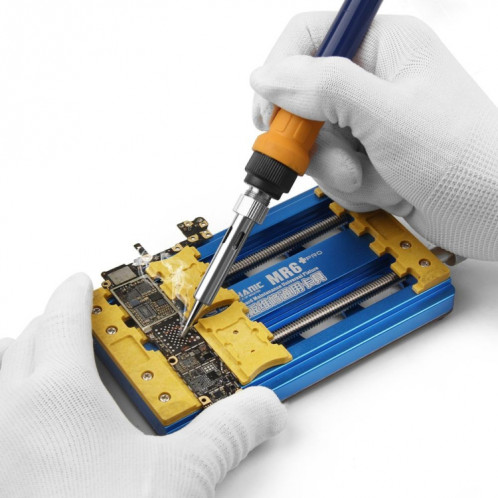 MECHANIC MR6 PRO Support de réparation de soudure de carte PCB à double roulement SM0285435-015