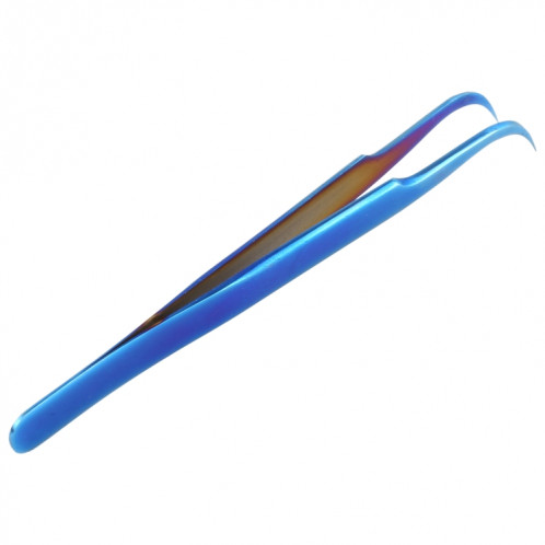 Pince à épiler incurvée bleu vif Vetus MCS-15 SV02931454-08