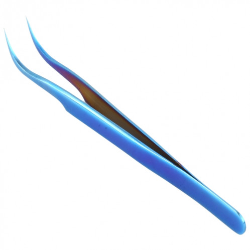 Pince à épiler incurvée bleu vif Vetus MCS-15 SV02931454-08