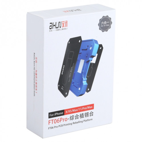 AIXUN FT06 Pro 6 en 1 plate-forme de reballage d'impression PCB pour iPX-iP11 Pro Max SH0295737-016