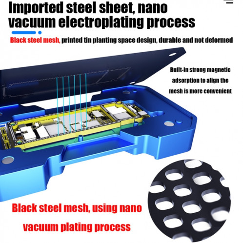 AIXUN FT06 Pro 6 en 1 plate-forme de reballage d'impression PCB pour iPX-iP11 Pro Max SH0295737-016