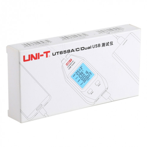 Testeur d'ampèremètre voltmètre USB UNI-T SH030525-012