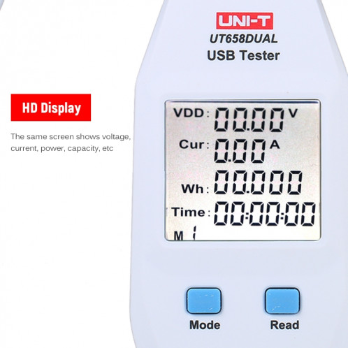 Testeur d'ampèremètre voltmètre USB UNI-T SH030525-012