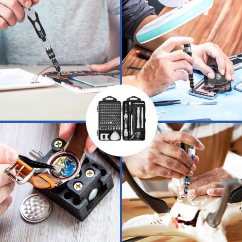 Kit de tournevis magnétique de précision 122 en 1 SH03871915-08