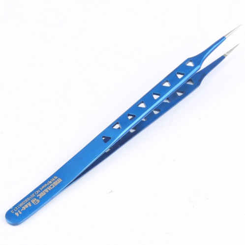 Mécanicien AAC-14 Tweezers en acier inoxydable de précision de précision AAC-14 SM04221739-06