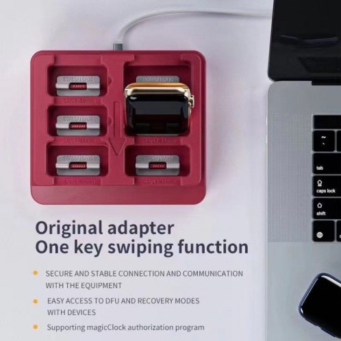 MAGICAWRT IBUS Adaptateur de récupération Boîte de restauration pour la montre Apple S0 / S1 / S2 / S3 / S4 / S5 / S6 / SE SH04511594-07