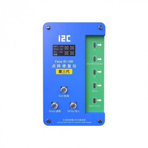 Programme de réparation de projection de la matrice I2C iFace-V8i 3rd Veace-V8i V8i 3RD avec le câble Flex pour iPhone X-12 Pro Max SH0482803-07