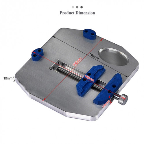 Meilleur BST-001L ALLIME ALLIAGE ALLIAGE UNIVERSEUR UNIFICATION PCB IC CHIP HOLDER FIXAT SB05521558-08