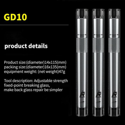 Mijing irepair gd10 lentille arrière lentilles de la démolition du souffle SM0562125-07