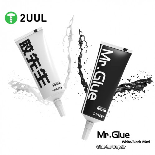 2UUL Mr Glue 25ml Adhésif Fort pour Réparation (Noir) S2592B1245-07