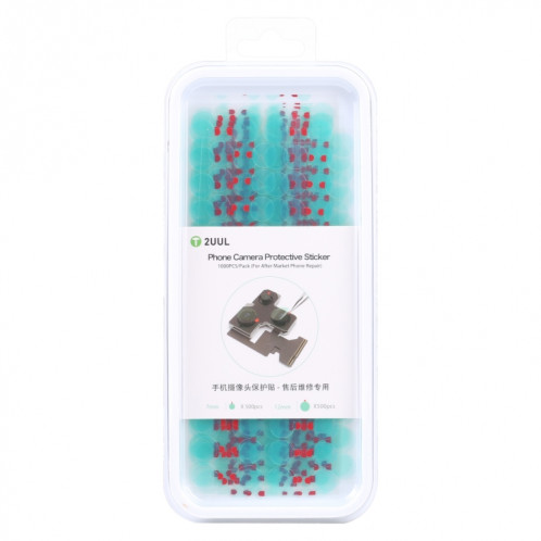 2UUL 1000 pièces/ensemble autocollant de protection de caméra de téléphone pour la réparation de téléphone après-vente S20599412-06
