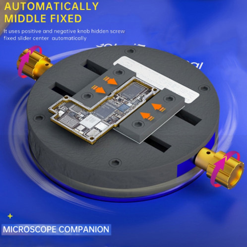 Mécanicien MK1 mini pince de support de puce de carte mère de montage rotatif à 360 degrés SM0604211-08