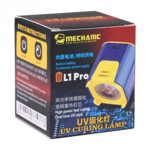 Lampe à polymériser UV MECHANIC L1 Pro SM0612140-08