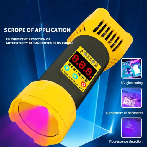 B&R ZS-100 Lampe de séchage UV 2 en 1 + outil de réparation de refroidisseur de ventilateur SH0618342-09