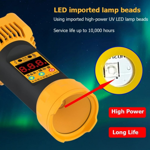 B&R ZS-100 Lampe de séchage UV 2 en 1 + outil de réparation de refroidisseur de ventilateur SH0618342-09