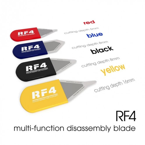 Outils d'ouverture d'écran LCD RF4 4pcs 0.1mm SH0619415-08