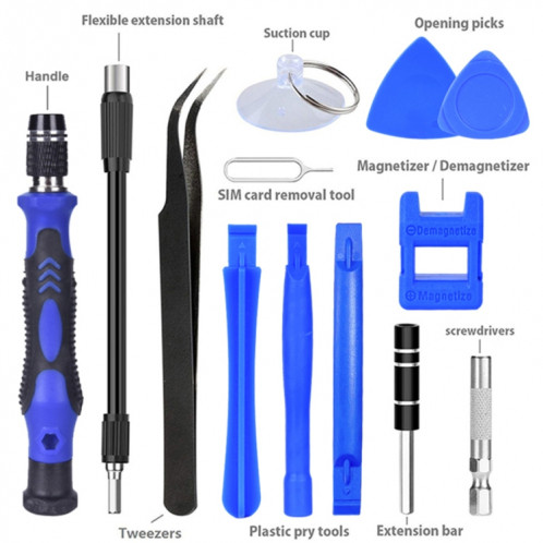 Kit d'outils de réparation de tournevis 115 en 1 SH06224-08