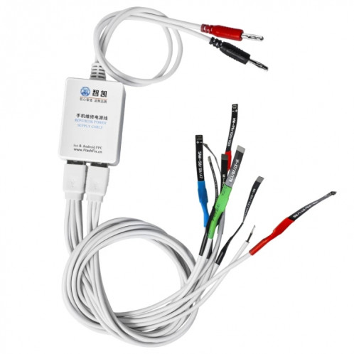 Câble de test d'alimentation Zhikai iOS pour iPhone 6 ~ 14 Pro Max Series SH0642635-07