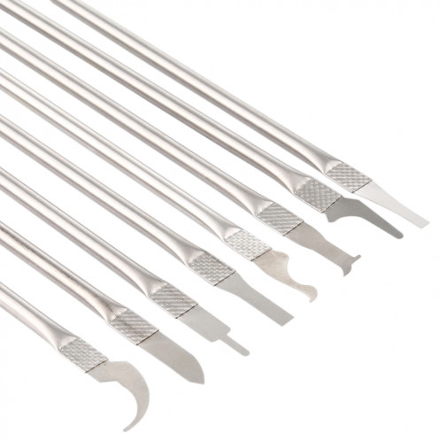 8 en 1 levier mince doux en acier inoxydable SH0656609-05