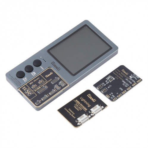 Pour iPhone 6 14 Pro Max 3 en 1 Qianli iCopy Plus 2.2 Ensemble de programmeur de détection de réparation, prise : US SQ691B885-011