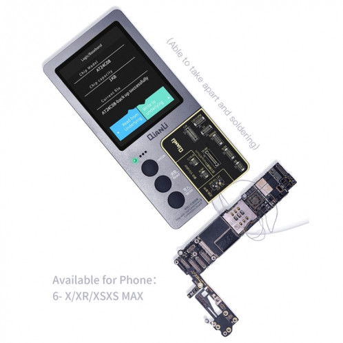 Pour iPhone 6 14 Pro Max 3 en 1 Qianli iCopy Plus 2.2 Ensemble de programmeur de détection de réparation, SQ691A1919-011