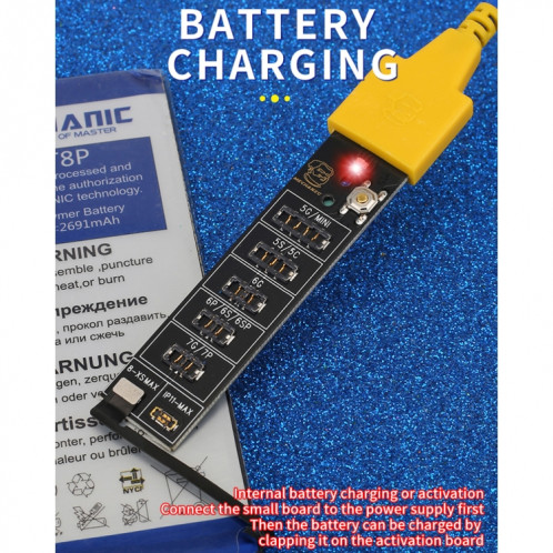 Mécanicien AD07 Board de chargement d'activation de la batterie pour iPhone SM7533180-07