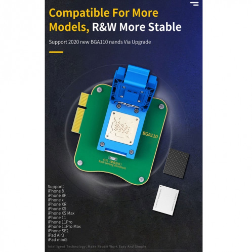 JC BGA110 NAND Module pour iPhone 8 ~ 11 Pro Max SJ80051750-014