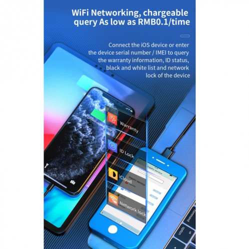 IDetector portable intelligent JCID pour les appareils iOS de la série complète SJ90031056-010