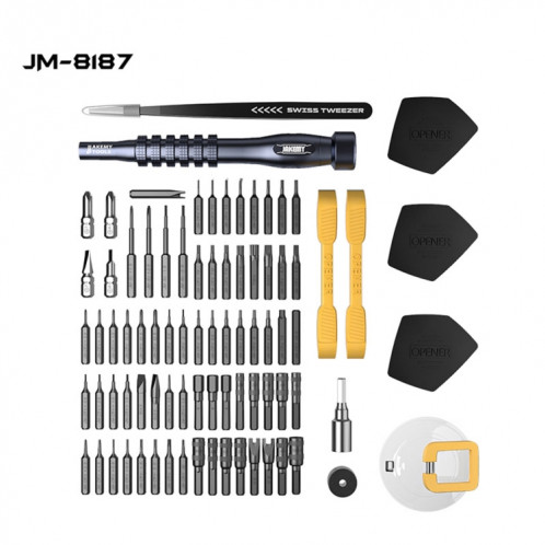 JAKEMY JM-8187 83 dans 1 ensemble de tournevis magnétiques SJ9161594-06