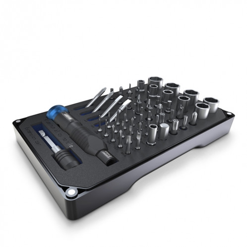 JAKEMY JM-6125 Jeu de tournevis professionnel 60 en 1 SJ9620662-05