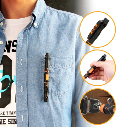 JAKEMY JM-8155 Stylo tournevis double tête 3 en 1 SJ96211405-07