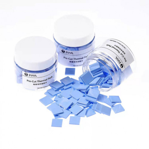 100 PCS / BOX 2UUL SC02 PAUTS THERMIQUE PRÉCUTÉS 12X12X1.5MM S296681991-05