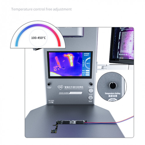 Analyseur d'imageur infrarouge thermique intelligent TBK R2201 avec microscope, ST673C783-07