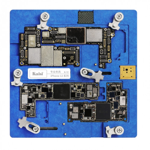 Kaisi K-12 Téléphone PITCHE PLATEUR DE MAINTENANCE DE SOUDIENT POUR IPHONE 12/12 MINI / 12 PRO / 12 PRO Max SK993091-06