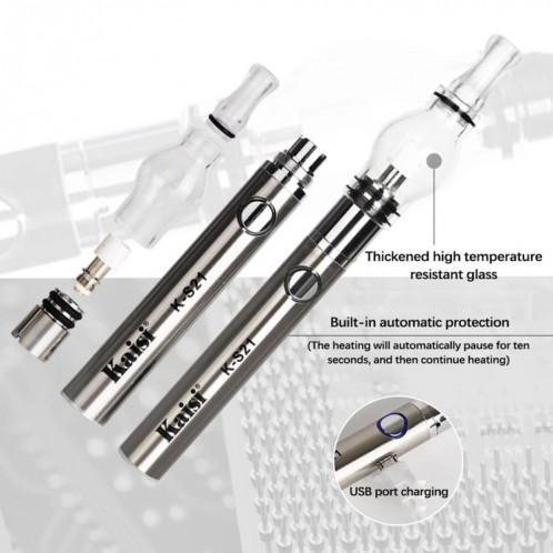 Kaisi K-S21 Stylo-stylo Rosin Toomization Machine de machine de court-circuit (noir) SK952B1326-06