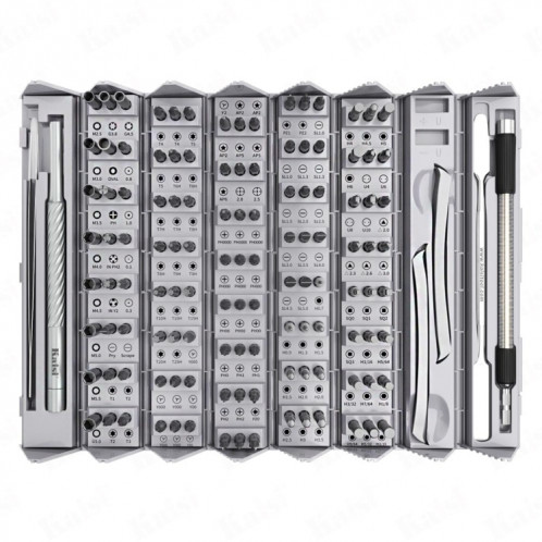 Kaisi K-8128 128 dans 1 ensemble de tournevis magnétiques de précision SK9976676-07