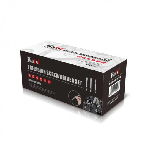 Kaisi K-8128 128 dans 1 ensemble de tournevis magnétiques de précision SK9976676-07
