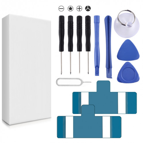 12 po kits de réparation (4 x tournevis + 2 x tiges de détresse + 1 x suceur + 2 x triangle sur des tranches épaisses + broche d'éjection + 2 x ruban de batterie) SH99771285-01