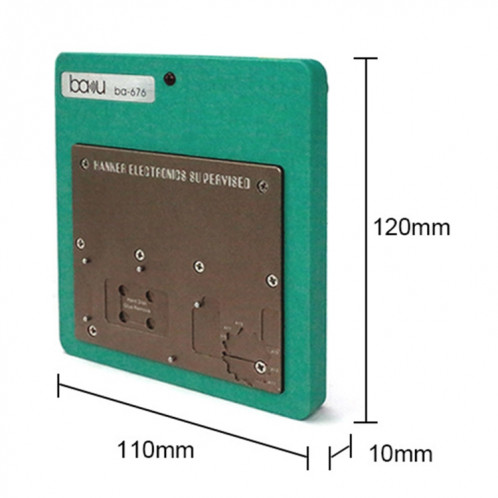 BAKU BA-676 110V-120V PCB multifonctionnelle PCB IC Glue Retirez la plate-forme de chauffage thermostatique pour iPhone X / XS / XS Max / 11/11 PRO / 11 PRO max, fiche CN SB99861545-05