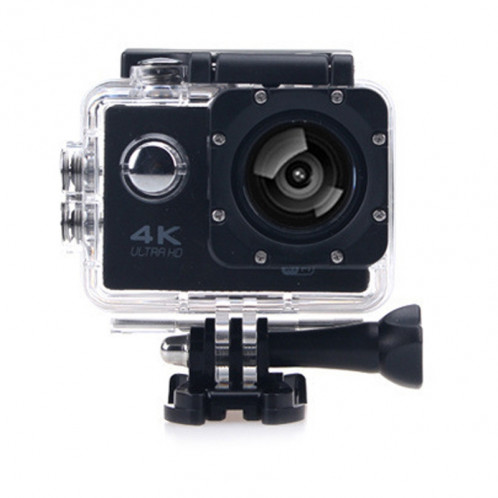 HAMTOD HK2TR HD 4K caméra de sport WiFi avec télécommande et boîtier étanche, Generalplus 4247, 2,0 pouces écran LCD, 170 degrés un grand angle (noir) SH413B1447-015