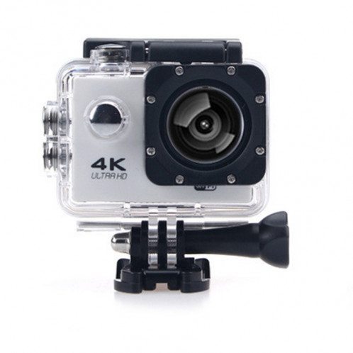 Caméra de sport WiFi HAMTOD H9A HD 4K avec boîtier étanche, Generalplus 4247, écran LCD de 2,0 pouces, objectif grand angle de 120 degrés (blanc) SH415W1449-015