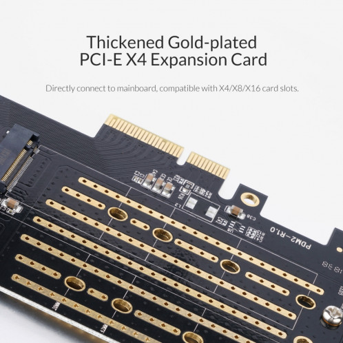 Carte d'extension ORICO PDM2 M.2 NVME vers PCI-E 3.0 X4 SO0169430-014