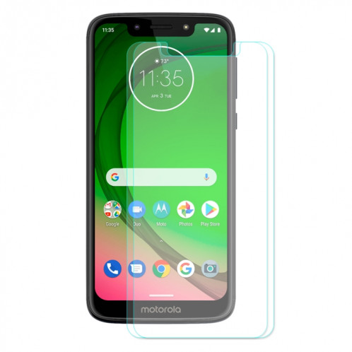 2 PCS ENKAY Hat-Prince 0.26mm 2.5D 9H Film de protection en verre trempé pour Motorola Moto G7 Play SE03051762-09